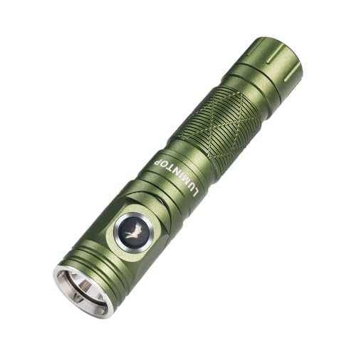 LUMINTOP L1 Taschenlampe, 900 Lumen Wiederaufladbare Taktische Taschenlampe, 90 Grad IPX4 Wasserdichte LED Mini Taschenlampe 6 Modi - 126 m Entfernung Beste Hochleistungs-LED für Camping, Outdoor, von LUMINTOP