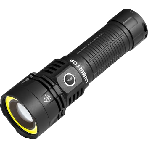 LUMINTOP W2 LED COB 700LM Multifunktionstaschenlampe mit Spotlicht, Flutlicht, Rotlicht, 301M Langstrecke von LUMINTOP
