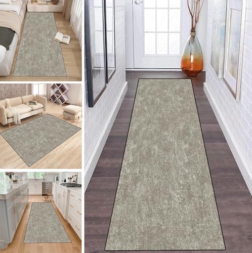 LUMIPAP Läufer Teppich Lang Flur rutschfest Waschbar Küche Korridor Teppichläufer 40X100cm Lange Teppichmatten Küchenläufer Wohnzimmer Anpassbare Küchenteppich,Reines Beige LUMIPAP Läufer Teppich Lang Flur rutschfest Waschbar Küche Korridor Teppichläufer 40X100cm Lange Teppichmatten Küchenläufer Wohnzimmer Anpassbare Küchenteppich,Reines Beige von LUMIPAP