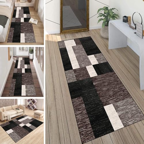 LUMIPAP Läufer Teppich Lang Flur rutschfest Waschbar Küche Korridor Teppichläufer 40X240cm Lange Teppichmatten Küchenläufer Wohnzimmer Anpassbare Küchenteppich,Graue und Schwarze Nähte LUMIPAP Läufer Teppich Lang Flur rutschfest Waschbar Küche Korridor Teppichläufer 40X240cm Lange Teppichmatten Küchenläufer Wohnzimmer Anpassbare Küchenteppich,Graue und Schwarze Nähte von LUMIPAP