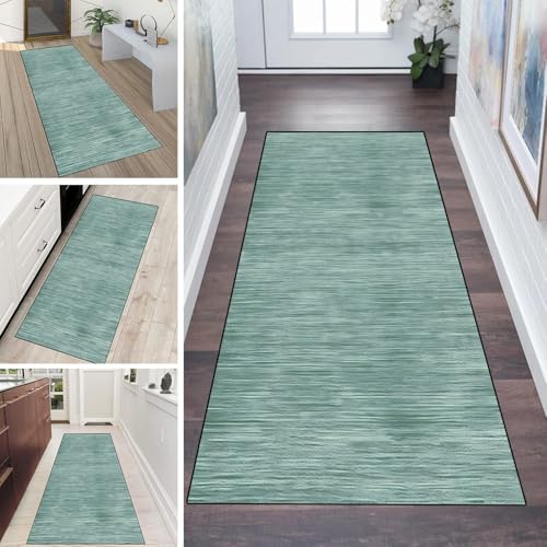 LUMIPAP Läufer Teppich Lang Flur rutschfest Waschbar Küche Korridor Teppichläufer 80X500cm Lange Teppichmatten Küchenläufer Wohnzimmer Anpassbare Küchenteppich,Reine Farbe Hellgrün LUMIPAP Läufer Teppich Lang Flur rutschfest Waschbar Küche Korridor Teppichläufer 80X500cm Lange Teppichmatten Küchenläufer Wohnzimmer Anpassbare Küchenteppich,Reine Farbe Hellgrün von LUMIPAP