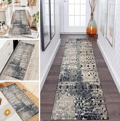 LUMIPAP Teppich Läufer Flur Teppichläufer Küchenläufer Küche Teppiche rutschfest Waschbar Bettvorleger für Flur Waschküche, 120x550cm Schwarzbraune Tintenkunst LUMIPAP Teppich Läufer Flur Teppichläufer Küchenläufer Küche Teppiche rutschfest Waschbar Bettvorleger für Flur Waschküche, 120x550cm Schwarzbraune Tintenkunst von LUMIPAP