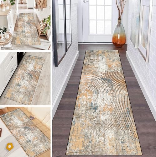 LUMIPAP Teppich Läufer Flur Teppichläufer Küchenläufer Küche Teppiche rutschfest Waschbar Bettvorleger für Flur Waschküche, 50x170cm Orange im türkischen Stil LUMIPAP Teppich Läufer Flur Teppichläufer Küchenläufer Küche Teppiche rutschfest Waschbar Bettvorleger für Flur Waschküche, 50x170cm Orange im türkischen Stil von LUMIPAP
