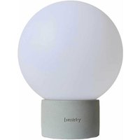 Kabellose dimmbare led Touch-Tischlampe mit Betonfuß H25CM terra concrete von LUMISKY