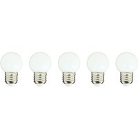 Set aus 5 Glühbirnen, die mit einer Girlande kompatibel sind E27 party bulb white von LUMISKY