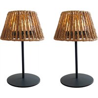 Tischlampe 2er Set twins raffy h23,5 cm von LUMISKY