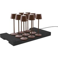 Tischlampen 9er Set Mit Ladetablett EMILY h25cm von LUMISKY