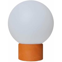 Kabellose dimmbare led Touch-Tischlampe in Terrakotta h 25 cm terra terre cuite von LUMISKY