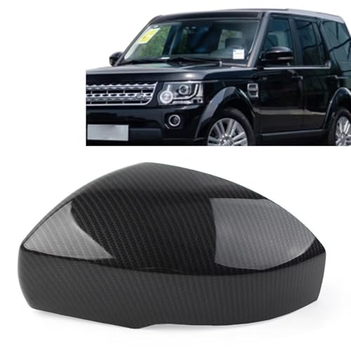 1 Stück Carbonfaser-Look Auto-Seitenrückspiegel-Abdeckkappe aus ABS-Kunststoff für Land Rover LR4 LR5 Range Rover L405 Sport Vogue (Links) von LUMSGN