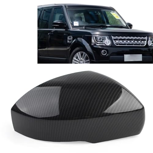 1 Stück Carbonfaser-Look Auto-Seitenrückspiegel-Abdeckkappe aus ABS-Kunststoff für Land Rover LR4 LR5 Range Rover L405 Sport Vogue (rechts) von LUMSGN