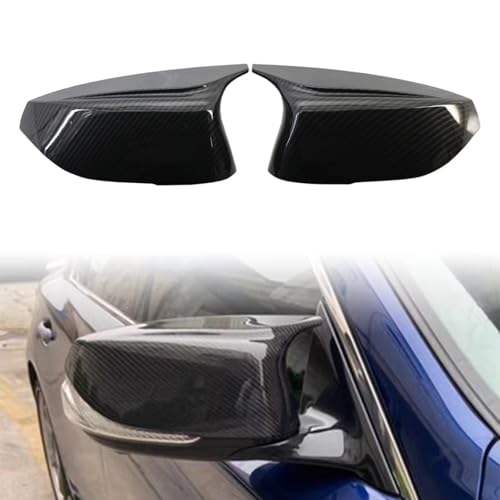LUMSGN 1 Paar Auto-Rückspiegel-Abdeckkappe für Infiniti Q50 Q50S Q60 QX30 Q70 2014–2021 (Kohlefaser) von LUMSGN