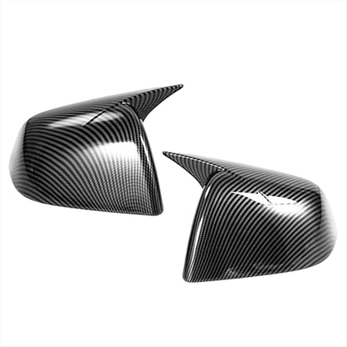LUMSGN 2 STÜCKE Carbon Fiber Schwarz Auto Rückspiegel Seitenspiegel Abdeckkappen Für Tesla Modell Y 2021 2022 LUMSGN 2 STÜCKE Carbon Fiber Schwarz Auto Rückspiegel Seitenspiegel Abdeckkappen Für Tesla Modell Y 2021 2022 von LUMSGN