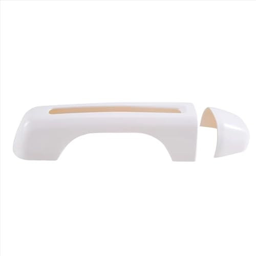 LUMSGN 4Doors Tailgate Door Grab Handle Decorative Cover Trim Car Accessories ABS White for Jeep Wrangler JL 2018-2023 von LUMSGN