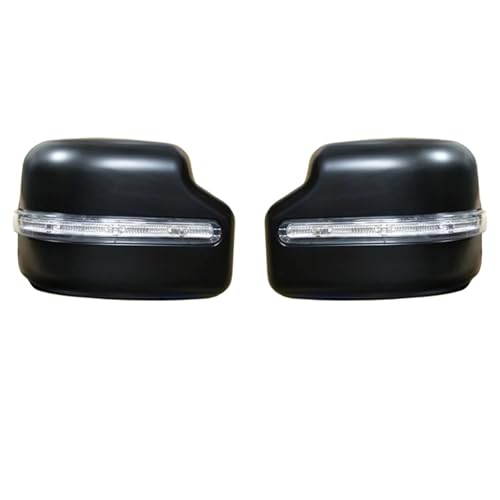 LUMSGN Auto Rückspiegel Abdeckung Seite Flügel Spiegel Kappe Shell mit Blinker Licht Schwarz Für Suzuki Jimny Jb64 JB74 2018-2020 von LUMSGN