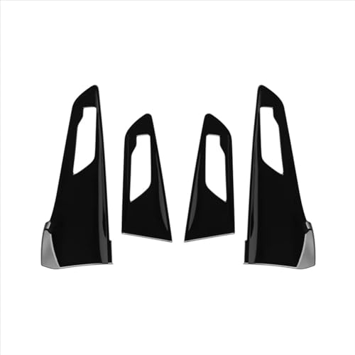 LUMSGN Car Bright Black ABS Inner Handle Panel Interior Panel Car for Toyota Prius Prius 60 Series 2020-2023 von LUMSGN