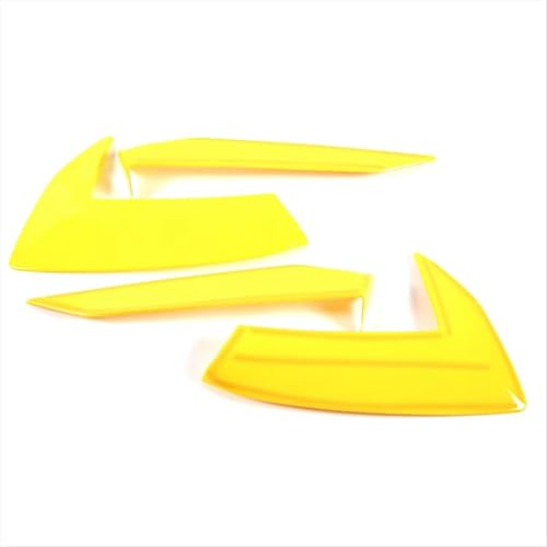LUMSGN Car Door Handle Cover Trim Body Side Air Outlet Cover Yellow Plastic for Chevrolet Corvette C8 2020-2024 von LUMSGN