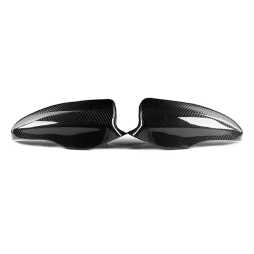 LUMSGN Carbon Fiber Auto Rückspiegel Abdeckung Hinzufügen Auf Stil Seite Tür Spiegel Kappe 2Pcs Für BMW F10 M5 5Serie M Serie 2012-2016 von LUMSGN