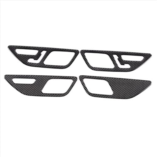 LUMSGN Carbon Fiber Car Inner Door Handle Panel Trim Sticker Accessories for Mercedes-Benz C-Class W206 C200 C260 2022 von LUMSGN