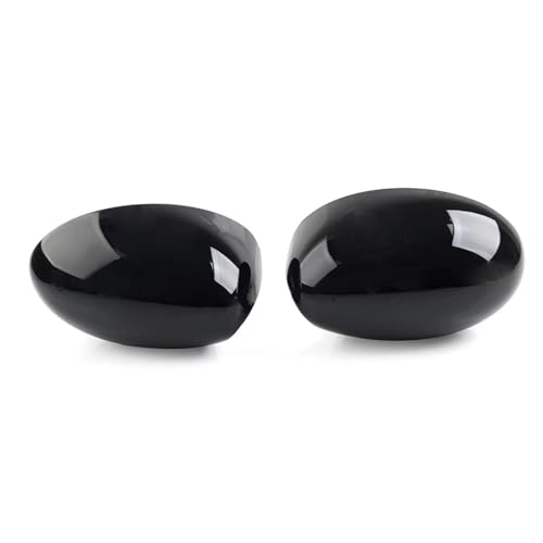 LUMSGN Glänzend schwarz Auto Seitenflügel Rückspiegel Abdeckkappe Gehäuse für BMW Mini Cooper R50 R51 R52 R53 2000-2008 LUMSGN Glänzend schwarz Auto Seitenflügel Rückspiegel Abdeckkappe Gehäuse für BMW Mini Cooper R50 R51 R52 R53 2000-2008 von LUMSGN