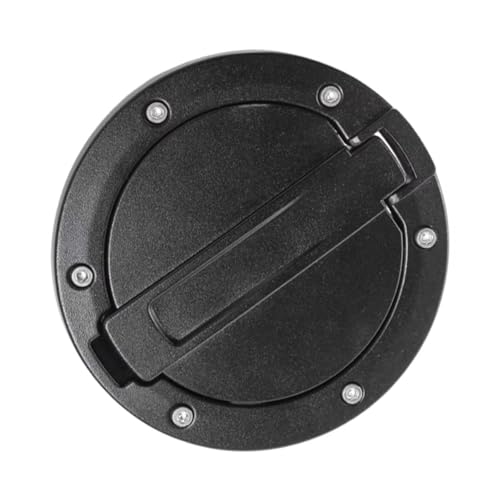 LUMSGN Tankdeckel fürs Auto, für Jeep Wrangler JK JKU 2/4 Türen 2007 2008 2009 2010 2011 2012 2013 2014 2015 2016 2017 2018 (schwarz) von LUMSGN
