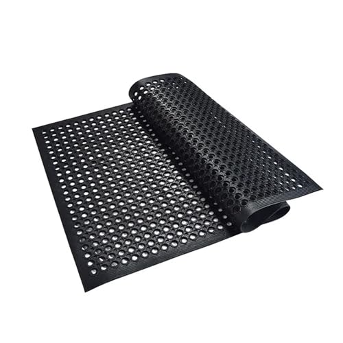 LUMSGN rutschfeste Drainage-Gummimatte aus PVC, kommerzielle Anti-Ermüdungs-Drainage-Gummimatte, strapazierfähige rutschfeste Bodenmatten für den Innen- und Außenbereich von Arbeitsplätzen zu Hause von LUMSGN