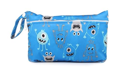 LUMoony Nasstaschen Windeltasche 15 * 22.5cm Tragbare Windeltasche Wetbag Wasserdicht mit Reißverschluss Wiederverwendbar Stoffwindeln Wasserdichter Beutel Hohe Kapazität Windeltasche Für Unterwegs LUMoony Nasstaschen Windeltasche 15 * 22.5cm Tragbare Windeltasche Wetbag Wasserdicht mit Reißverschluss Wiederverwendbar Stoffwindeln Wasserdichter Beutel Hohe Kapazität Windeltasche Für Unterwegs von LUMoony
