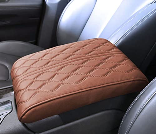 LUMoony Universal Auto Mittelkonsole Armlehne Schutz Armlehnenbezüge Auto Armlehnenbox Pad PU Leder Polster Auto Decor Zubehör Auto Armlehne Sitz Box Abdeckung Armlehnenkissen von LUMoony