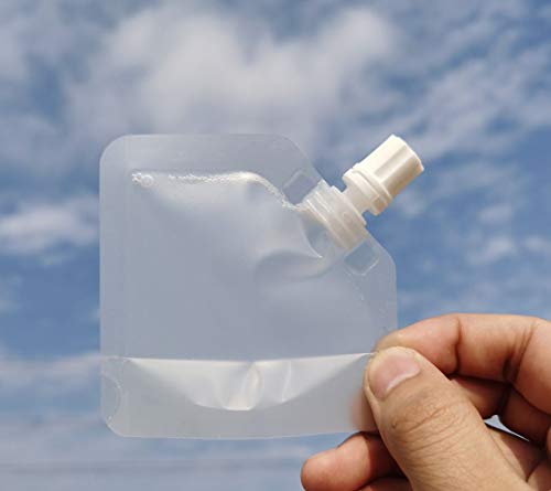 MoonyLI Verdeckbare Plastikflaschen Travel Clear Hidden Flask Pouch Wiederverwendbares Kit Plastic Liquor Pouches Flasche Sneak Flask Bag Alkohol Reiseflasche Trinkflasche Wasserflaschen-Kit 10St von LUMoony