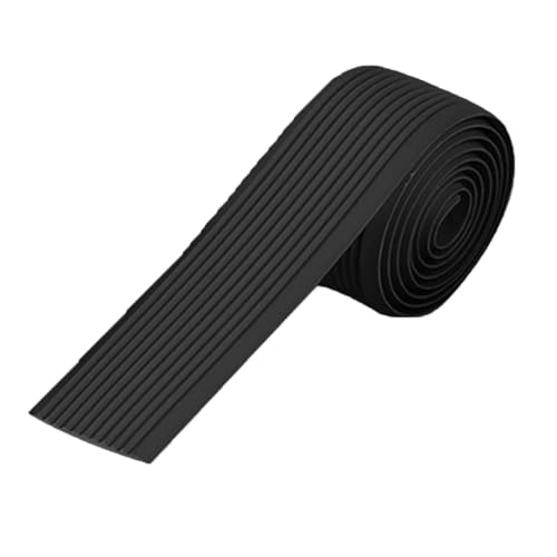 3,3 FT Treppenkantenschutz, Vinyl-Treppenkantenschutz, Winkelprofil Selbstklebend für Schulen, Unternehmen, Einkaufszentren, Hotels(Black,3cm/1.2in) von LUNAIZHUO