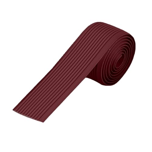 3,3 FT Treppenkantenschutz, Vinyl-Treppenkantenschutz, Winkelprofil Selbstklebend für Schulen, Unternehmen, Einkaufszentren, Hotels(Brown,10cm/3.9in) von LUNAIZHUO