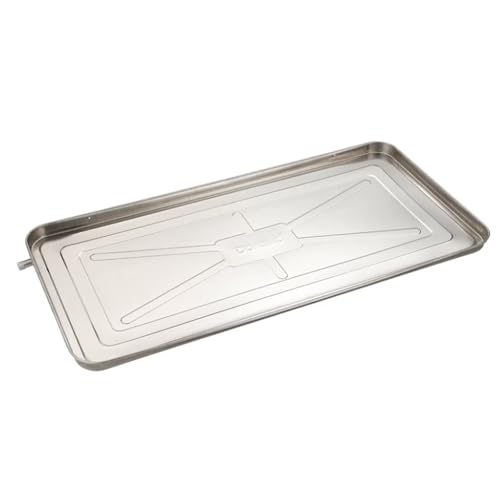 Auffangwanne für Mobile Klimaanlagen, AC-Auffangwanne mit Abfluss, Verzinkter Stahl, Klimaanlagenzubehör für Fenster-ACs und Mini-Split-Geräte(100x47x3.5cm/39.4x18.5x1.4in) von LUNAIZHUO