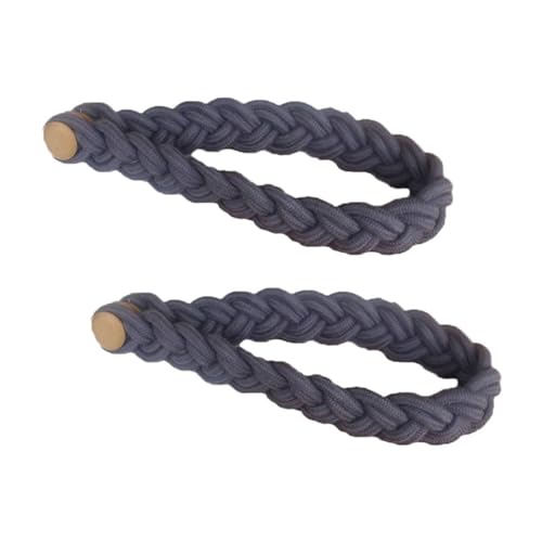 2 STK Vorhang Raffhalter Geflochtenes Seil Raffhalter für Vorhänge Moderne Einfache Heimdekorationsprodukte Gardinenhalter(Dark Gray) von LUNCHS