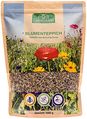 LUNDSGAARD® Blumenteppich (1000 g) Mehrfarbig von LUNDSGAARD