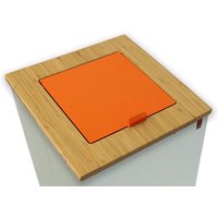 Deckel für LUNE Abfallbehälter Paxa Large, orange von LUNE