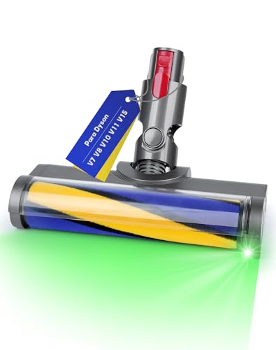Ersatzteile Bürste für Dyson V7 V8 V10 V11 V15 Staubsauger Zubehör Bodendüse für Dyson Aufsatz mit LED-Leuchte Softwalze Ersatzbürste für Hartböden Ersatzteile Bürste für Dyson V7 V8 V10 V11 V15 Staubsauger Zubehör Bodendüse für Dyson Aufsatz mit LED-Leuchte Softwalze Ersatzbürste für Hartböden von LUNEKUCK