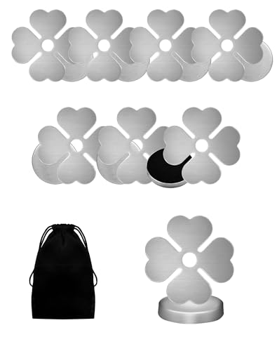 8 Stück 54g Tischdeckenbeschwerer für Draußen Extra Schwer Tischdeckengewichte Tischtuchbeschwerer Magnete für Tischdecken Edelstahl Tischdecke Gewichte Tischtuchklammer (Vierblättriges Kleeblatt) 8 Stück 54g Tischdeckenbeschwerer für Draußen Extra Schwer Tischdeckengewichte Tischtuchbeschwerer Magnete für Tischdecken Edelstahl Tischdecke Gewichte Tischtuchklammer (Vierblättriges Kleeblatt) von LUNEKUCK