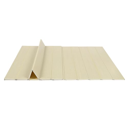 LUNICASHA Badewannenabdeckung 170x75cm/ 170x70cm, Wasserdicht Badewannenbrett, Faltbar Isolierungsbrücken für Badewanne, PVC Staubdicht Badewannen Belastbar Dämmplatte für Hause, Gelb (170x75cm) von LUNICASHA