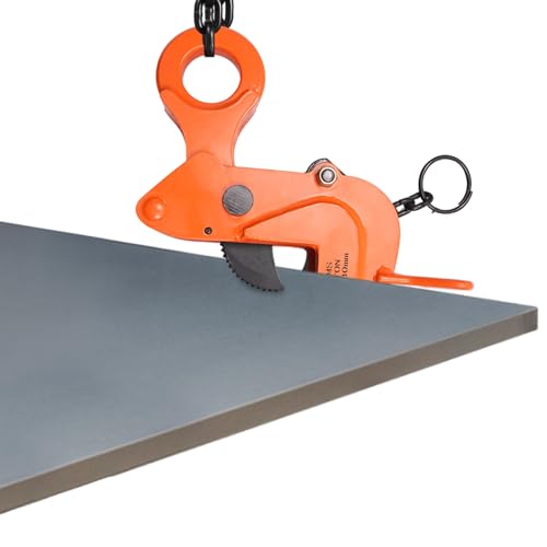 LUNICASHA Hebeklemme 2T Blechhebeklemme Plattenhebeklemme Blechgreifer Horizontale Plattenklemme Klemmezum zum Anheben und Transportieren von LUNICASHA