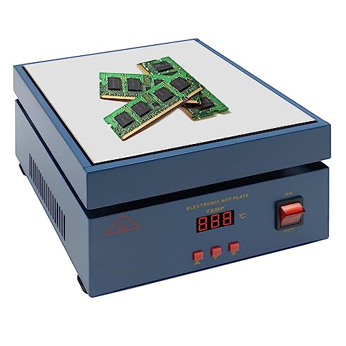 LUNICASHA Heizplatte LED-Mikrocomputer Elektrische Heizplatte Lötstation Heizplatte mit LED-Display Elektrische Vorwärmung Rework Heater Lab Heizplatten 800W LUNICASHA Heizplatte LED-Mikrocomputer Elektrische Heizplatte Lötstation Heizplatte mit LED-Display Elektrische Vorwärmung Rework Heater Lab Heizplatten 800W von LUNICASHA