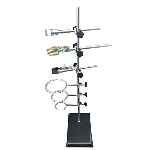 LUNICASHA Laborständer 60 cm Laborstativ Set Laborstativ Platte Stab Labor Ständer für Labor Chemie Physikalische Forschung Stab Klemme Muffe Stativmaterial LUNICASHA Laborständer 60 cm Laborstativ Set Laborstativ Platte Stab Labor Ständer für Labor Chemie Physikalische Forschung Stab Klemme Muffe Stativmaterial von LUNICASHA