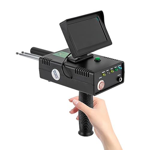 LUNICASHA Metalldetektor Hohe Genauigkeit Handheld Metalldetektoren Gold Detektor Weite Reichweite Golddetektor Metal Detector Treasure Scanner für Kinder und Erwachsene 1200m Langstrecken 30m Tiefe von LUNICASHA