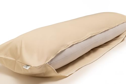 LUNOA LU9000R Kissenbezug mit Reißverschluss, hergestellt in Japan, 160 x 50 cm, 100 % Baumwolle, dicker und blickdichter Stoff, waschbar, elfenbeinfarben LUNOA LU9000R Kissenbezug mit Reißverschluss, hergestellt in Japan, 160 x 50 cm, 100 % Baumwolle, dicker und blickdichter Stoff, waschbar, elfenbeinfarben von LUNOA