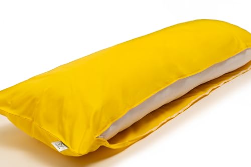 LUNOA LU9150R Kissenbezug mit Reißverschluss, hergestellt in Japan, 150 x 50 cm, 100 % Baumwolle, dicker und blickdichter Stoff, waschbar, Zitronengelb LUNOA LU9150R Kissenbezug mit Reißverschluss, hergestellt in Japan, 150 x 50 cm, 100 % Baumwolle, dicker und blickdichter Stoff, waschbar, Zitronengelb von LUNOA