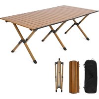 Camping Tisch Klappbar 116cm - Leichter Aluminium-Faltisch mit Tasche - Für Garten, Picknick & Outdoor Camping Tisch Klappbar 116cm - Leichter Aluminium-Faltisch mit Tasche - Für Garten, Picknick & Outdoor von LUNSY