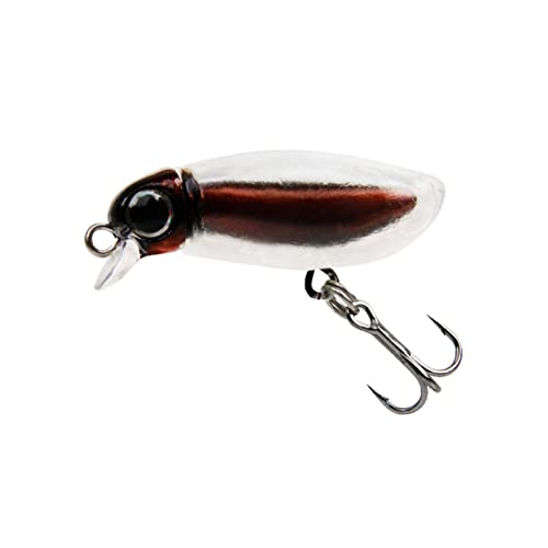 LUOFANG 38 mm Angel-Kurbelköder, Angelköder, Swimbaits, Wobbler, Angeln, Harte Köder, Mini-Köder für Barsch, Forelle, Salzwasser, Süßwasser von LUOFANG