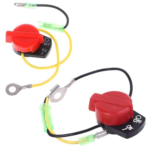 LUOFANG DREI Linien Motor Power Stop On Off Kill Switch Control Für Honda GX110 GX120 GX160 GX200 GX240 Rot mit Schwarz von LUOFANG