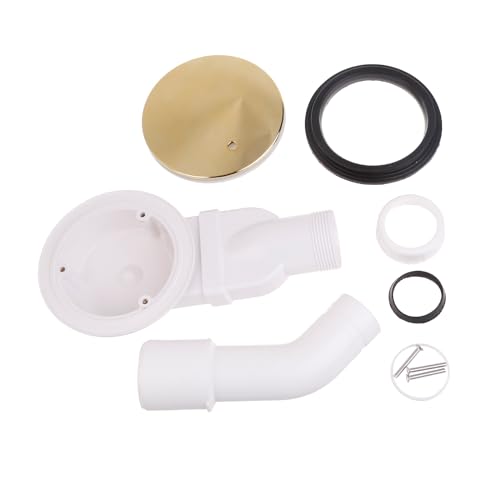 LUOFANG Duschwannen Ablaufgarnitur aus gebürstetem Messing, Abfluss mit hoher Kapazität, eleganter Duschabfall Siphon aus Messing, einfache Installation für 90 mm Loch LUOFANG Duschwannen Ablaufgarnitur aus gebürstetem Messing, Abfluss mit hoher Kapazität, eleganter Duschabfall Siphon aus Messing, einfache Installation für 90 mm Loch von LUOFANG