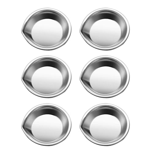 LUOFENG 6 Stück/Set Edelstahl Farbmischpalette Tablett Kleine Farbpalette Runde Farbschale zum Mischen verschiedener Pigmente LUOFENG 6 Stück/Set Edelstahl Farbmischpalette Tablett Kleine Farbpalette Runde Farbschale zum Mischen verschiedener Pigmente von LUOFENG