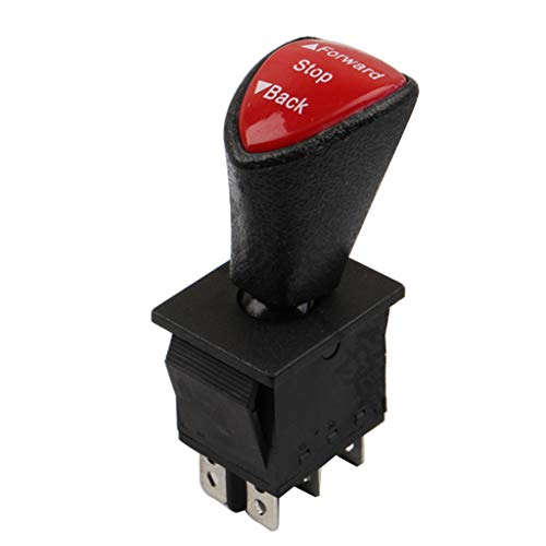 LUOFENG Vorwärts-Stop-Back DPDT 6-poliger Schiebeschalter KCD4-604-6P von LUOFENG