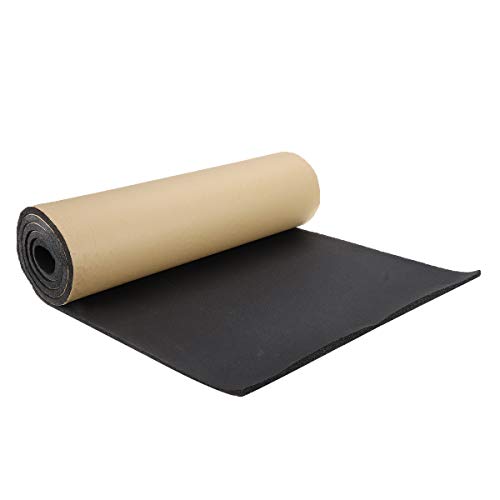 DäMmmatte Auto 1 Rolle 200 cm x 50 20 mm/10 mm/6 mm Schalldämmung for Autos, dämmend, for , LKWs, Anti-Lärm-Schalldämmung, Baumwolle, Wärme, geschlossenzelliger Schaumstoff(2pcs 6mm 200x50cm) von LUOKEKE